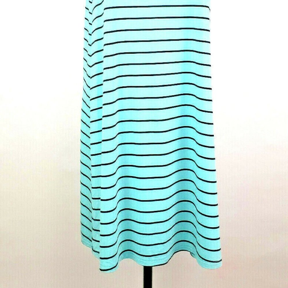 Kensie Casual Tank Dress Blue Stripe XL Pullover - Picture 9 of 9